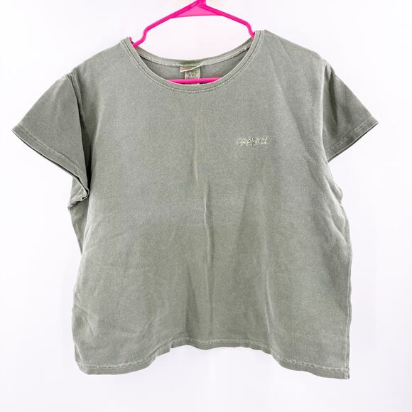 GRAMICCI Vintage T-Shirt Womens Size Large One Point Running Man Logo USA Made - Picture 1 of 10
